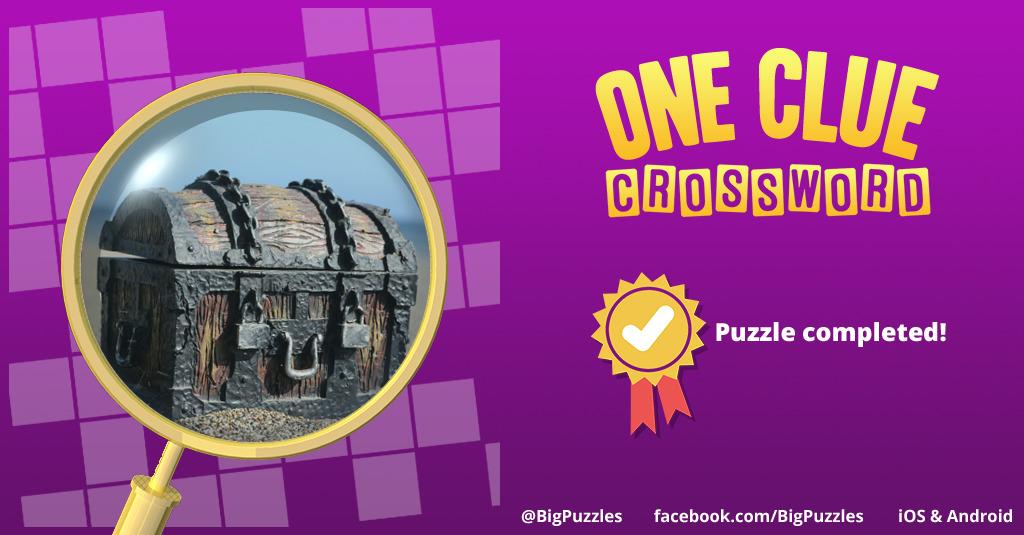 mumblemakes's tweet photo. I completed a puzzle in One Clue Crossword. Play now for free!
https://t.co/1xCFOev1dx #OneClueCrossword https://t.co/rCiGaLFGg6