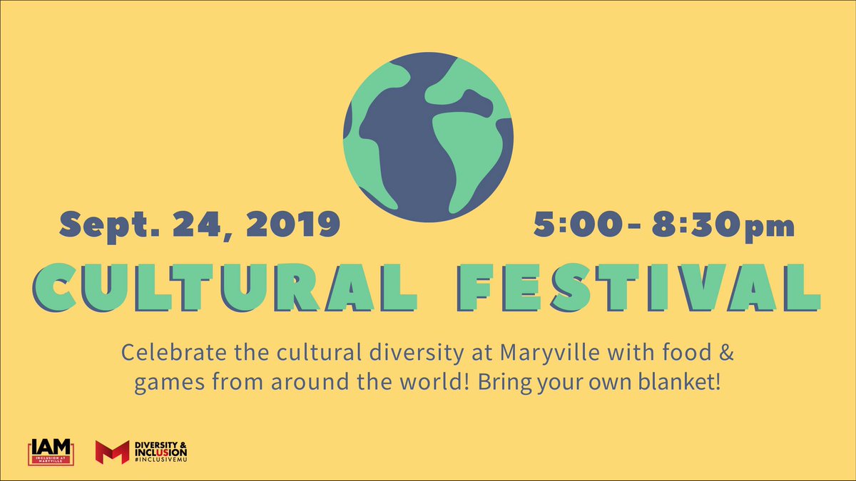 Cultural Festival this Tuesday! Come out and have a great time!