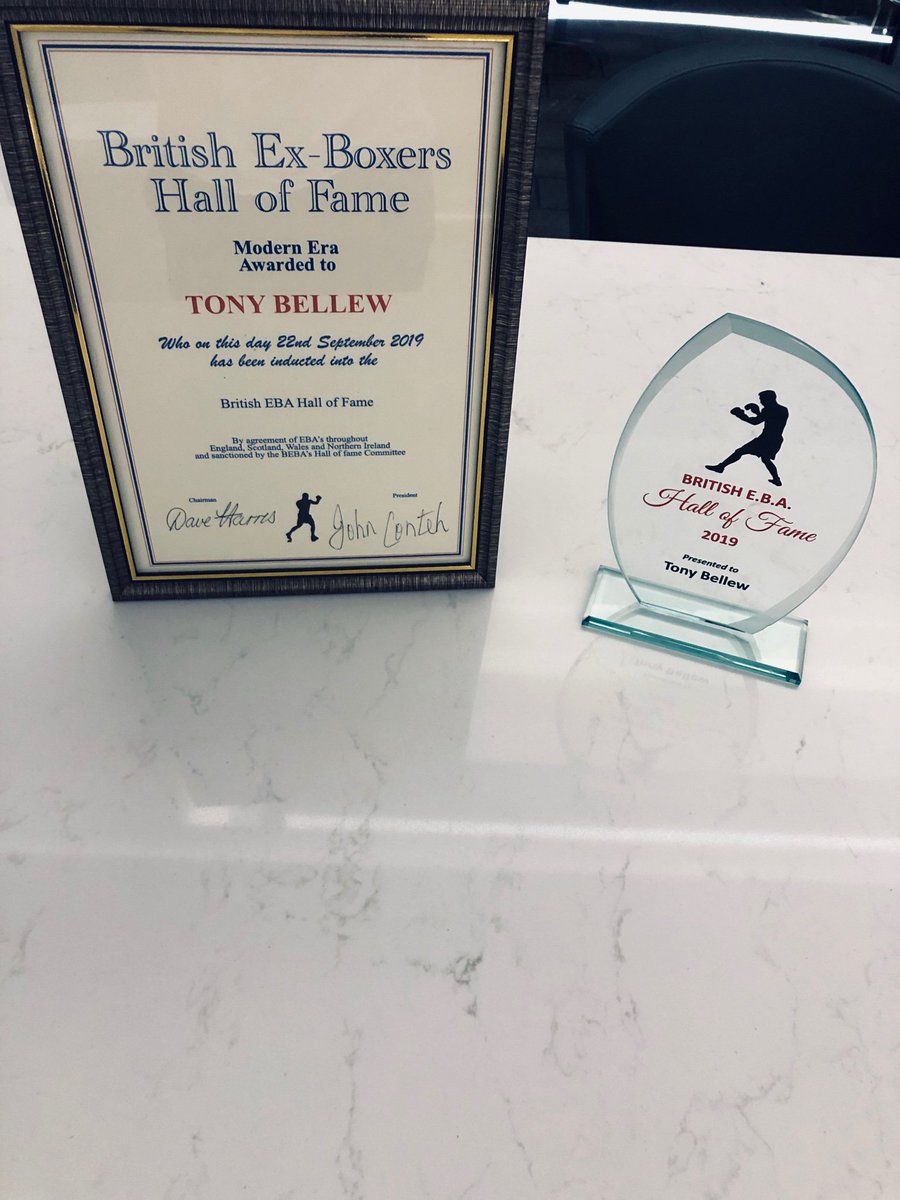 TonyBellew's tweet image. Productive day and one I never thought would happen! Inducted into the BBHOF... Thanks to John Conteh for speaking so highly of me and also to my peers who have put me in there. It’s been a great journey! I’ve done everything I set out to and more.. Thank You 👊