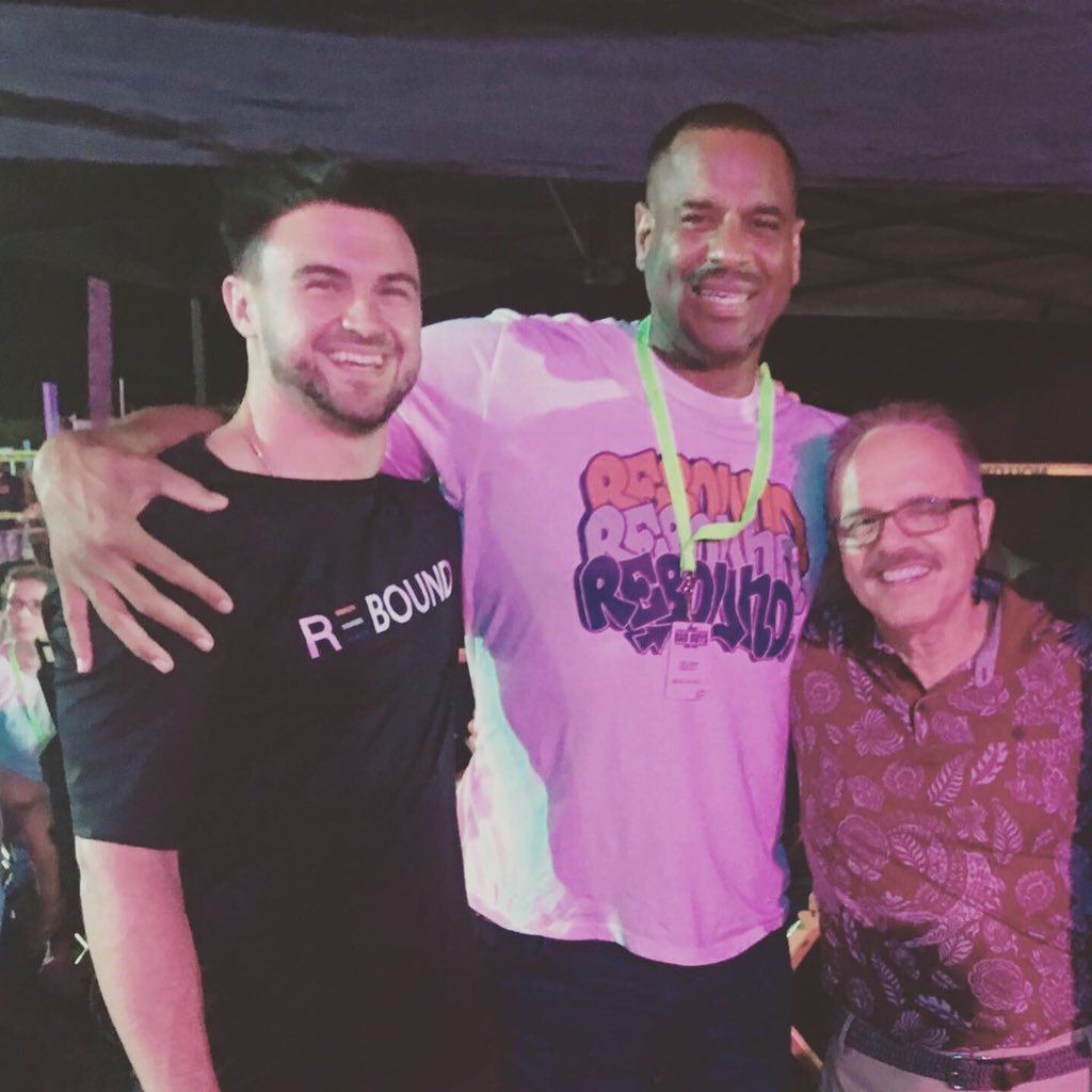 REBOUND5511's tweet photo. In honor of the @iemmys tonight, how about some pictures with REBOUND supporters @willsmith @martinlawrence and @realjoeypants with our REBOUND founders.  For Better Futures, Rebound For Life 🙏❤️

#MentalHealthAwareness #SundayMotivation #EmmyAwards2019 #Celebs https://t.co/YCCDIql0tM