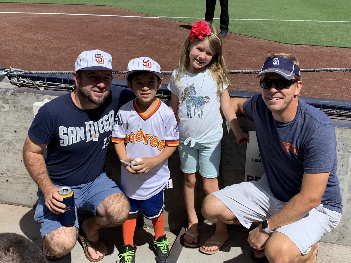 croesink's tweet photo. #friarfaithful great day @PetcoPark with the kids https://t.co/wY1NQJXSU1
