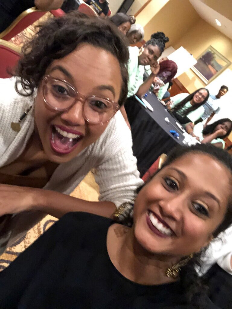 SisterLoveInc's tweet photo. On Saturday night we stepped away from the workshops to have a group dinner and organizational introductions. We were challenged to present our organizations in a fun and creative way. Letโs just say... we all rose to the challenge! #IOOV #LivingARJlife https://t.co/ksWkd3zKXc