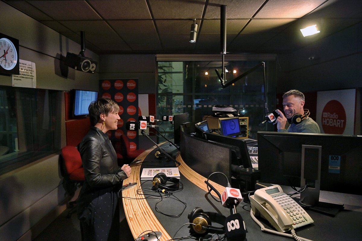 So excited to be in #Hobart for the #AASE2019 conference! I got to hang out in the #ABC Radio studio this morning to talk about the importance of language in #specialeducation and #healthcare - #compassionrevolution