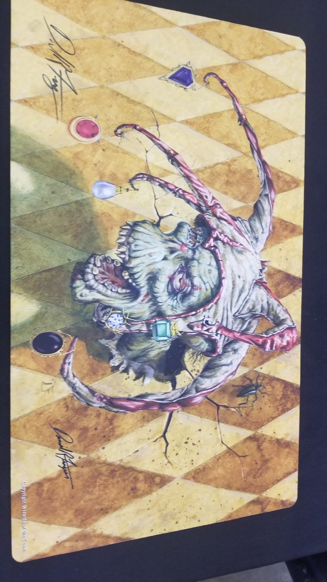 TeddyP_TV's tweet photo. When @TheNinjaWolf and @TheRyanDenton dub you the Loot Goblin... you upgrade the mouse pad #jesterscap signed by #danfrazier https://t.co/qaFPYp23eU