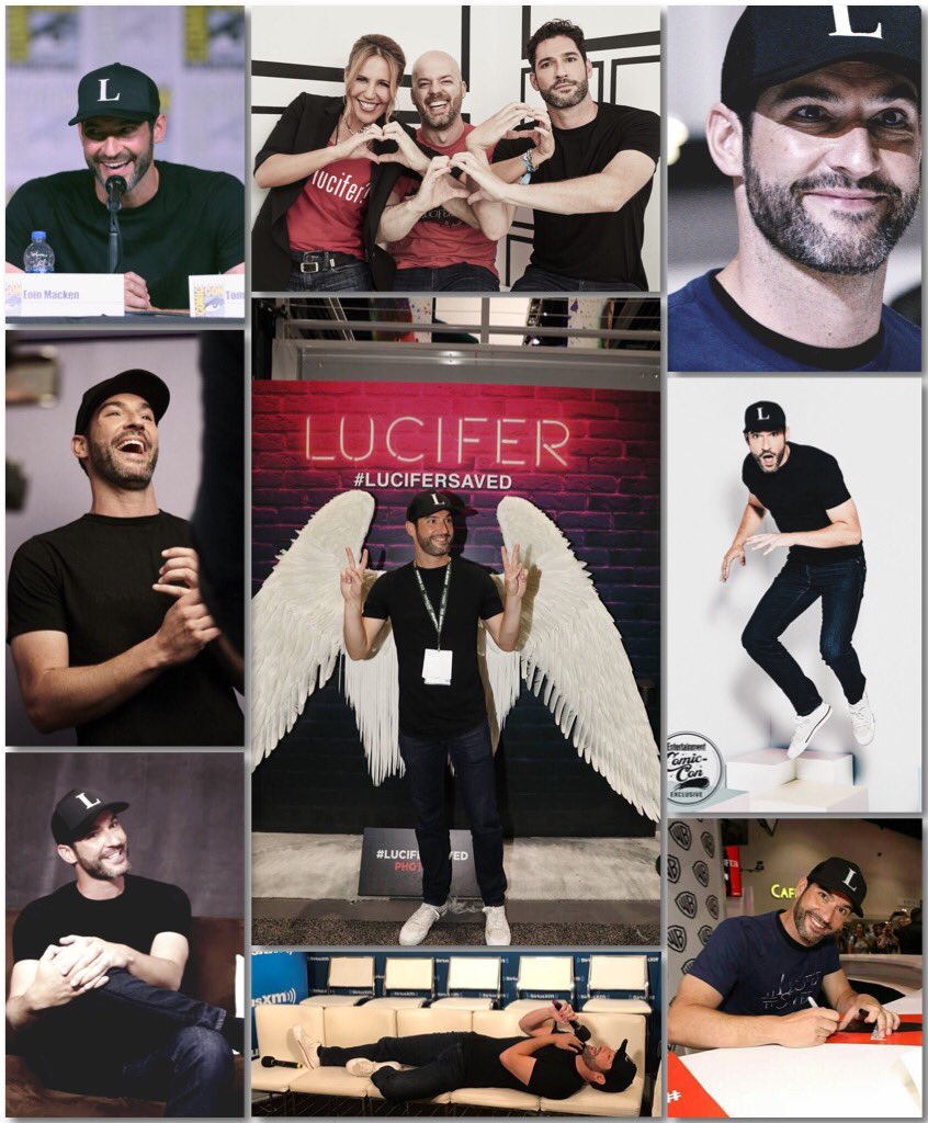 #SDCC2018 It was the first official event after #Lucifer was saved. I think his smile says everything. 
#MyLoveWillNeverDie #LuciferSeason5 #TomEllis ❤️😈