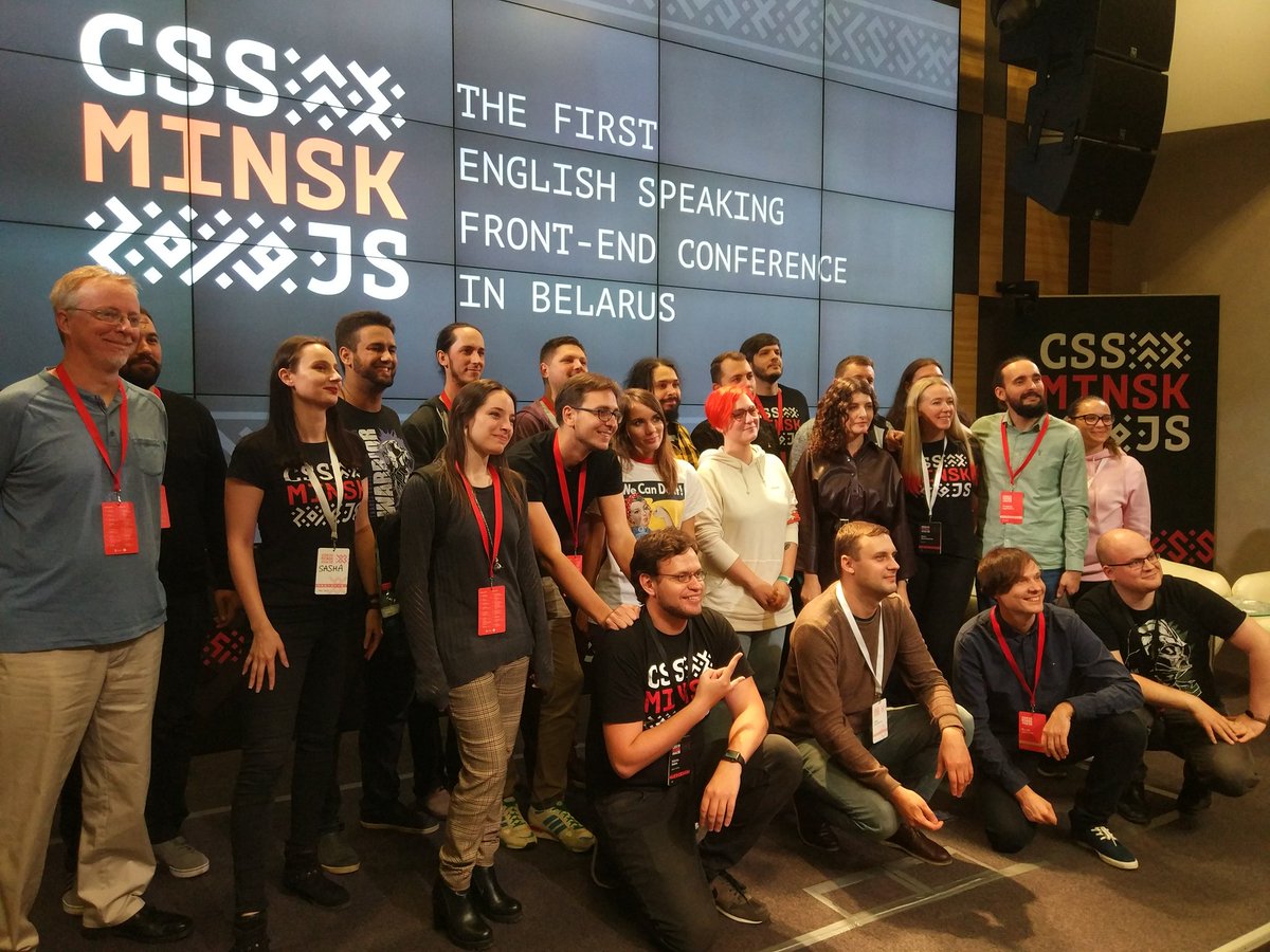DariaShabala's tweet image. Congratulations @cssminskjs 👏 great job! #CSSMinskJS