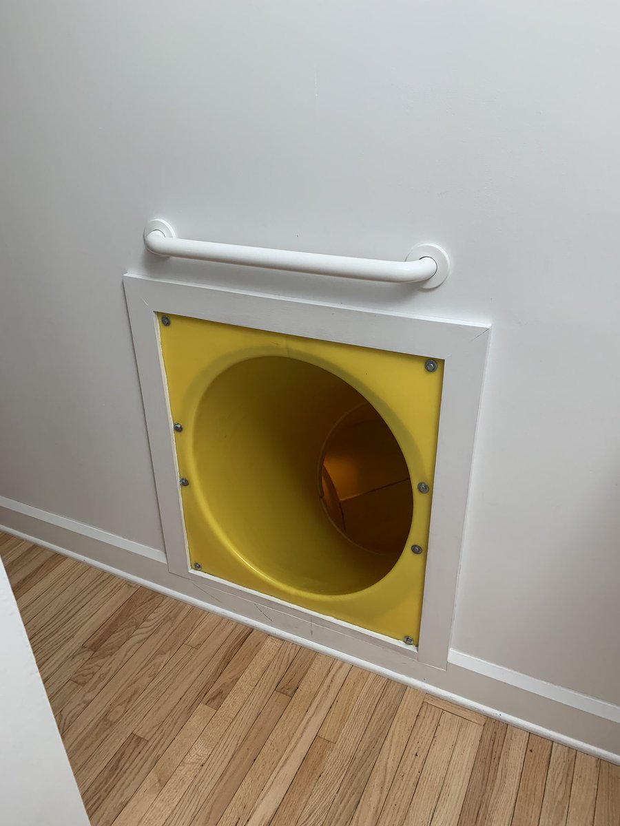rachelrubes's tweet photo. Went on the Broad Ripple Home Tour today and realized I’m living life wrong because I don’t have a twisty slide to get to my basement. #BRVA https://t.co/p2c1XVCIYn