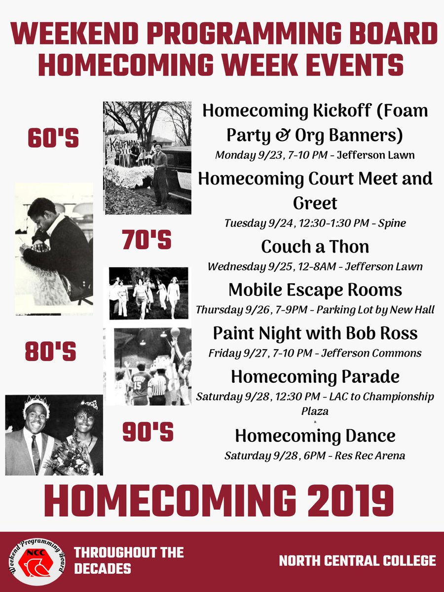 It’s Homecoming Week! Come join us throughout this week for some fun events leading us up to this weekend🎉 #GoCards