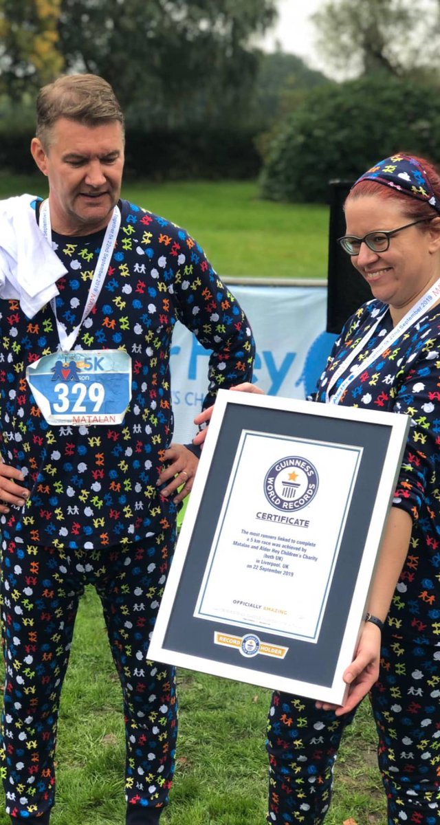 AlderHeyCharity's tweet photo. Record Breakers. https://t.co/0jGdHg1eww