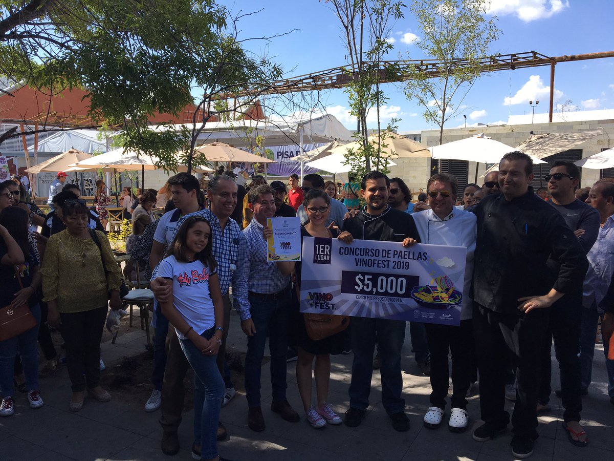Aguascalientes's tweet photo. Felicidades a los ganadores del Concurso de Paella #VinoFest2019 🥘 https://t.co/uGEobZilJV