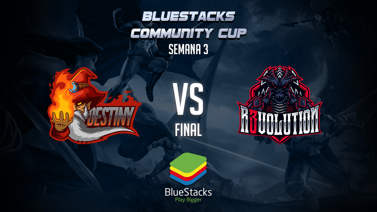 Dia 6 de #BluestacksCommunityCup #3, se juegan las finales del server NA y Latam, a quien apoyas?

21:00 hrs ARG
BBB vs <a href="/RevengeAoV/">Revenge Gaming</a> 
Stream: facebook.com/SoyXiom

22:30 hrs ARG
@DestinyGamingCo vs <a href="/R3_Esport/">R3 ESPORT</a> 
Stream: facebook.com/AkiraChan-2492…

#ArenaofValor #eSports #BlueStacks