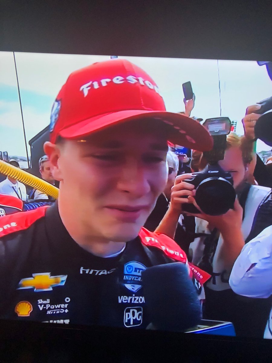 An emotional Josef Newgarden won his 2nd Indy Car Racing championship today. One of my favorite athletes.