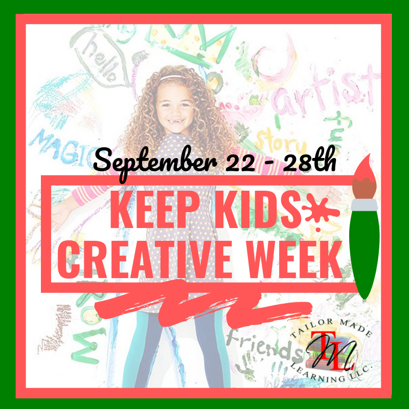 TMLearn's tweet photo. Happy Keep Kids Creative Week! We encourage you this week to think of a creative project for your kid(s) to work on that'll spark creative thinking! https://t.co/XcA78VIabU