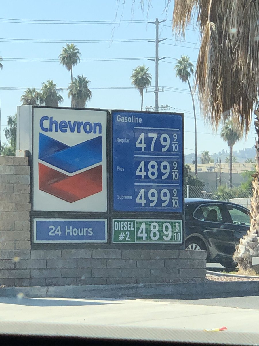 Gas now over $4 a gallon in dirty California