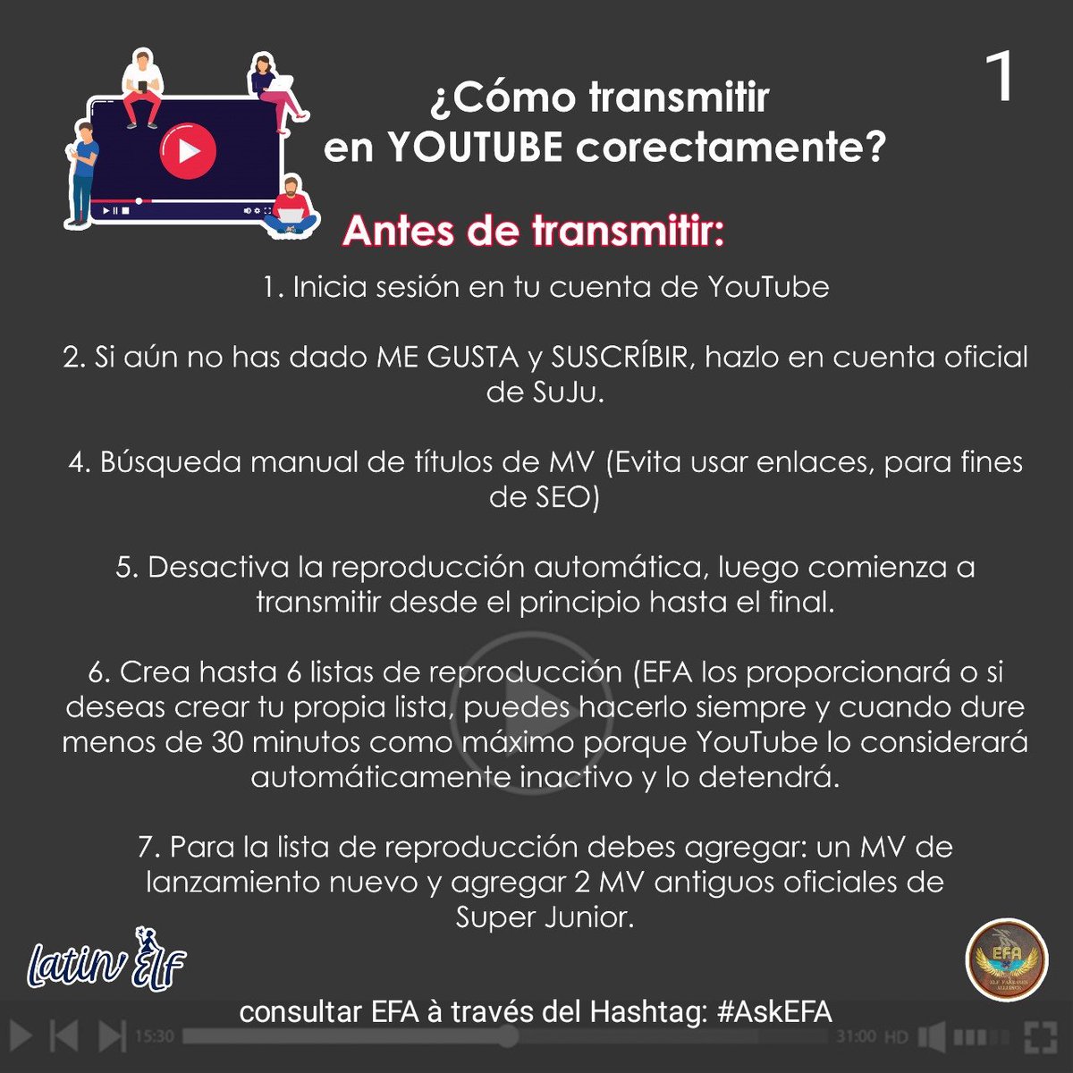 ELFSapphireFam's tweet photo. [Tutorial de YouTube versión español]

¿Están listas #ELF?
Nosotr@s estamos muy emocionada@s por este sorprendente comeback que se aproxima ¡Demos lo mejor! 💙

¿Tienen alguna pregunta? Usa #AskEFA y déjanos saber 

#Time_Slip @SJofficial https://t.co/FLdlu1uqHH