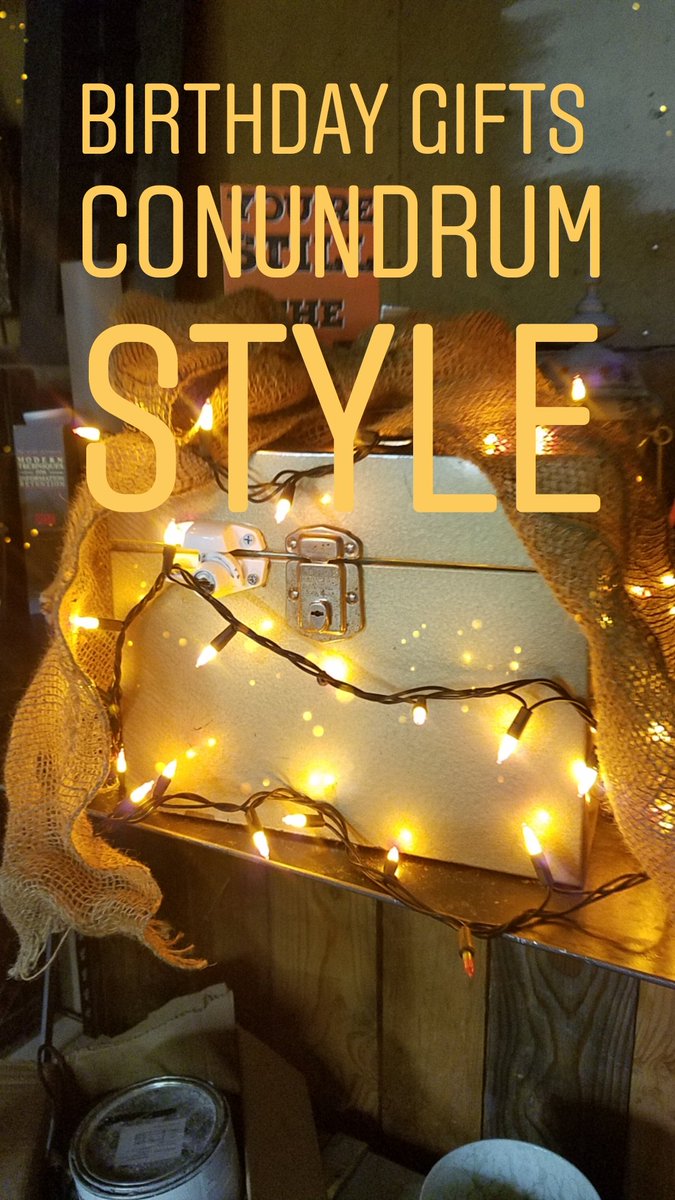 Make gift giving exciting, #escapedgo style. #happybirthday Brandon!