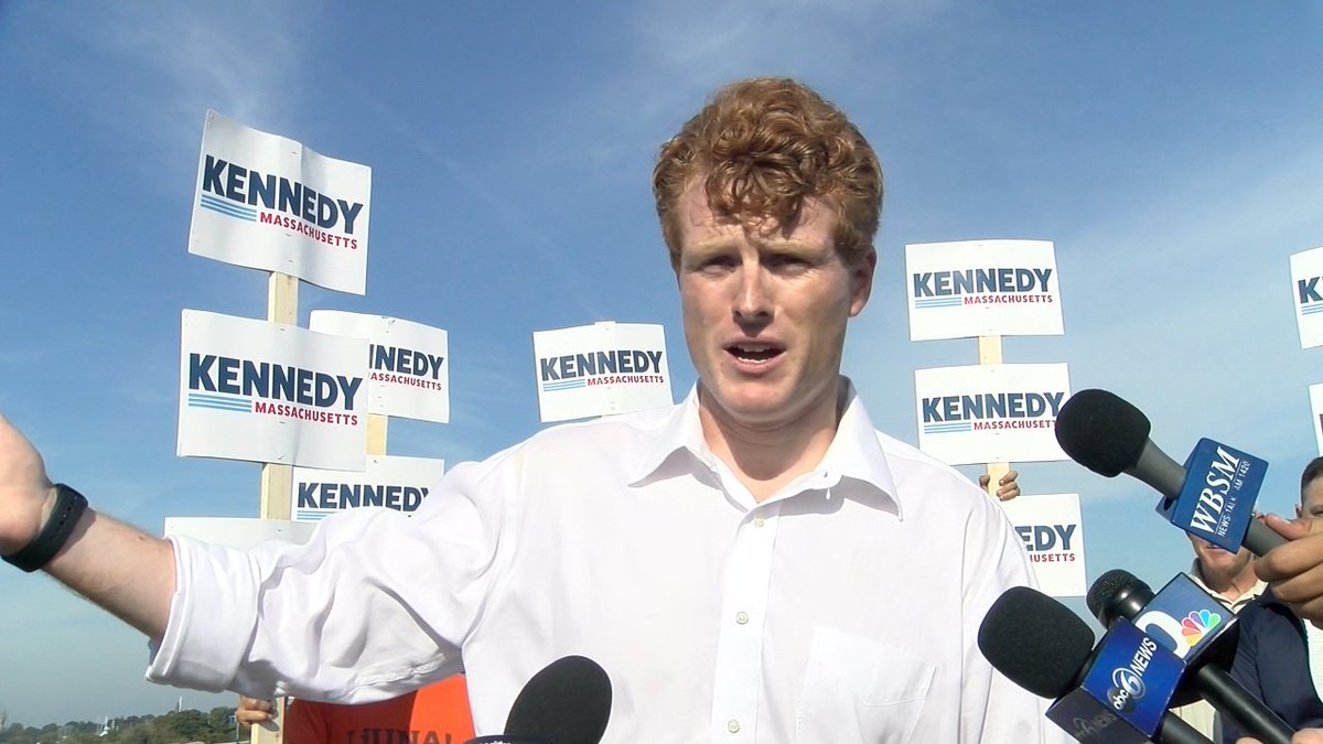 JordanMazzaTV's tweet image. "I'm proud of my record on climate change." Congressman @joekennedy talks wind energy on the first full day of his campaign to unseat #GreenNewDeal co-author Senator @EdMarkey. More on @ABC6. #JoeKennedy #EdMarkey #USSenate #Massachusetts