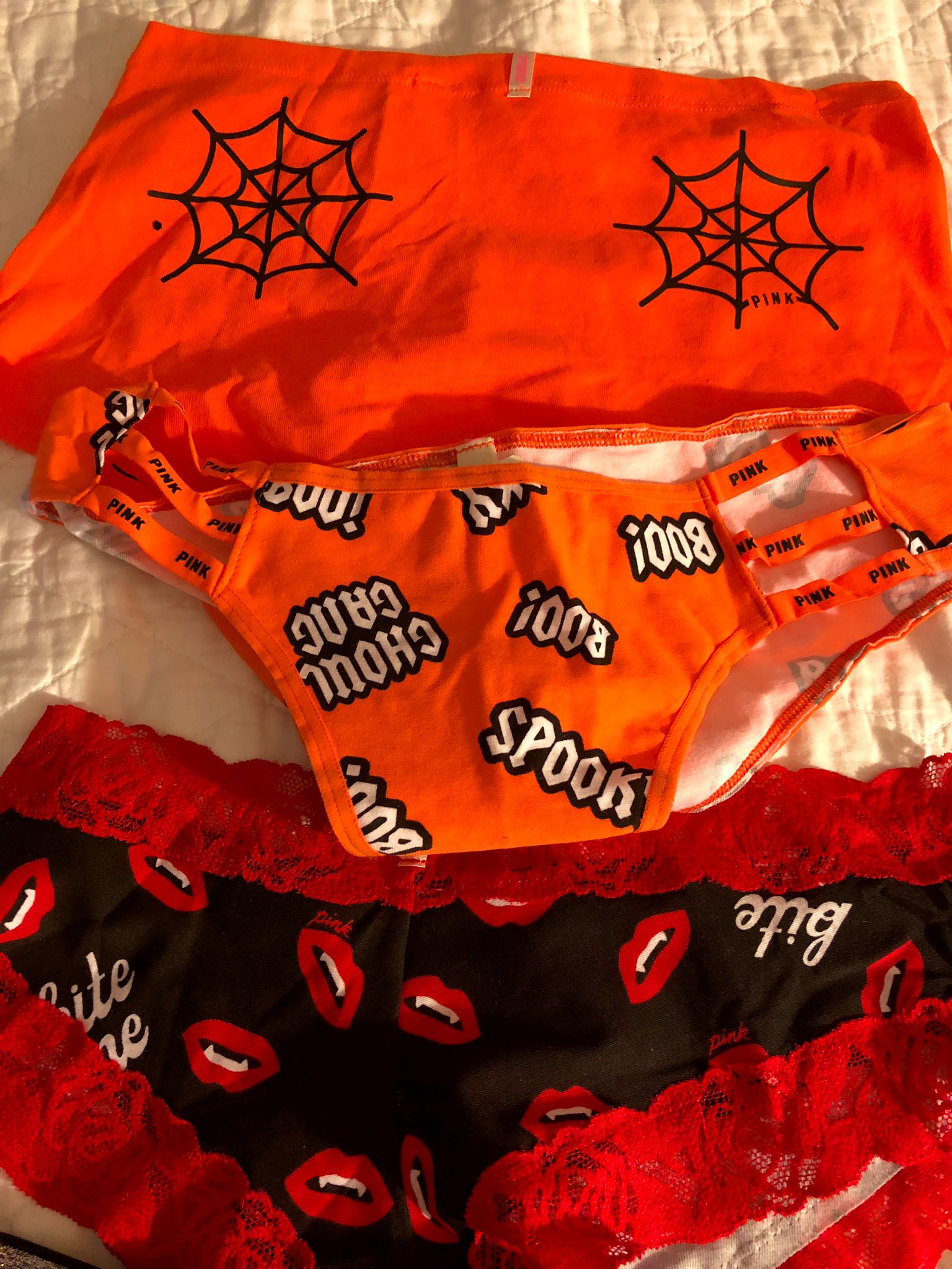 🎃👻 on X: Halloween underwear at Victoria secret for $4