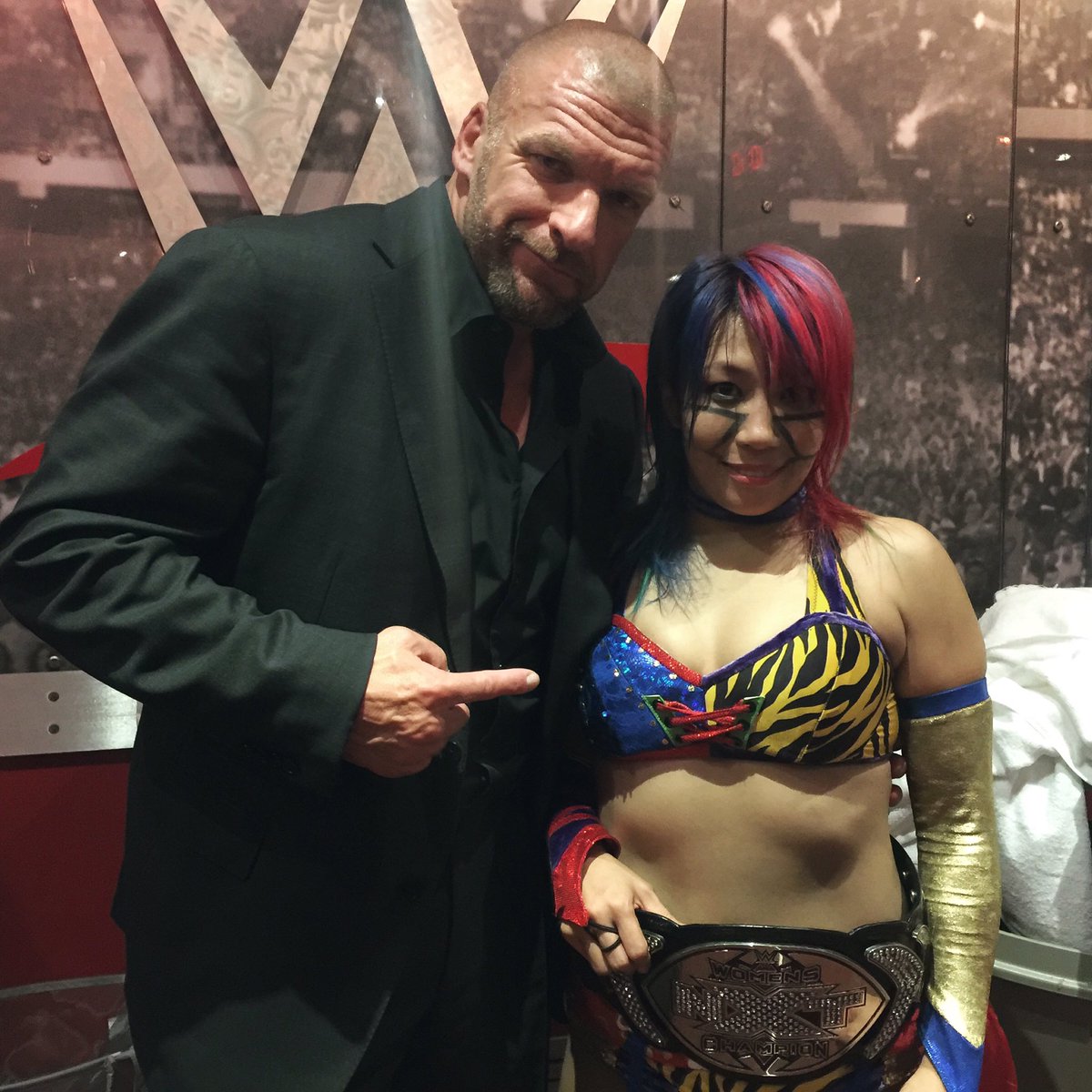 InfraDalek2's tweet photo. I honestly hope someday soon Triple H takes over the #WWE from Vince McMahon,because unlike Vince, Triple H has a great deal of respect for talent like Asuka,and no doubt thinks very highly of her!!!

#SaveUsHHH #VinceNeedsToRetire #MakeWWEGreatAgain https://t.co/VK2R4maZ81