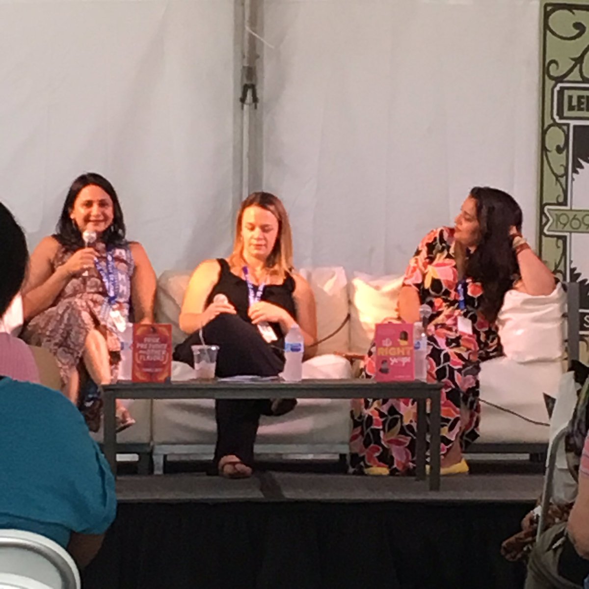 EditingSkeleton's tweet photo. The panels yesterday at #BookFestSTL were so great! Oh, and Calypso is happy with my purchases π https://t.co/WKI7sHwWga