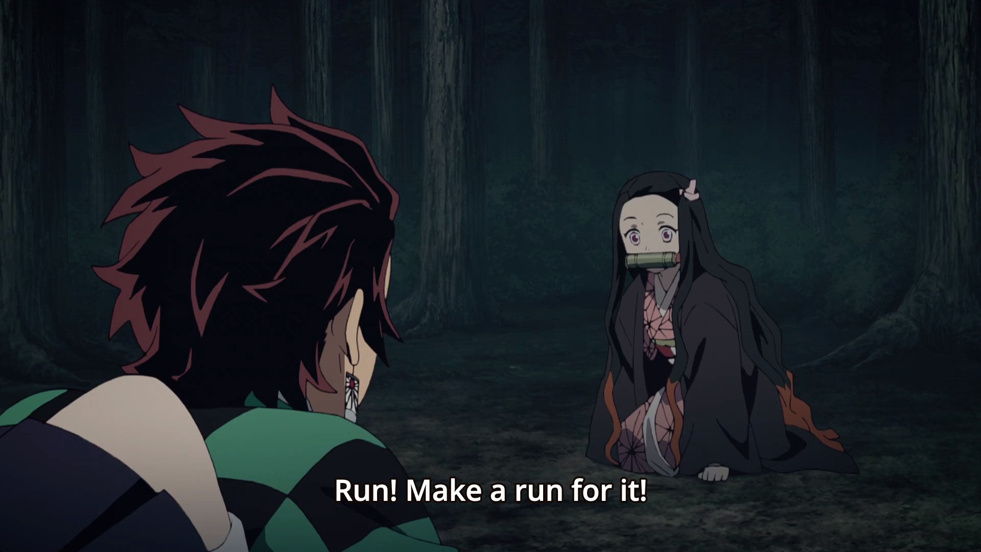 Tanjiro Cute Funny Run GIF