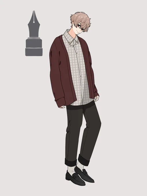文房具×メンズコーデ? 
