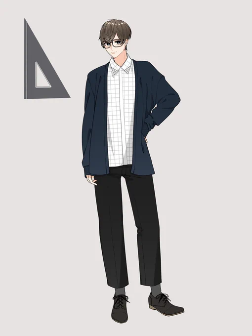 文房具×メンズコーデ? 