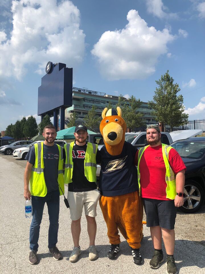 Some of our brothers working the football game this past weekend !