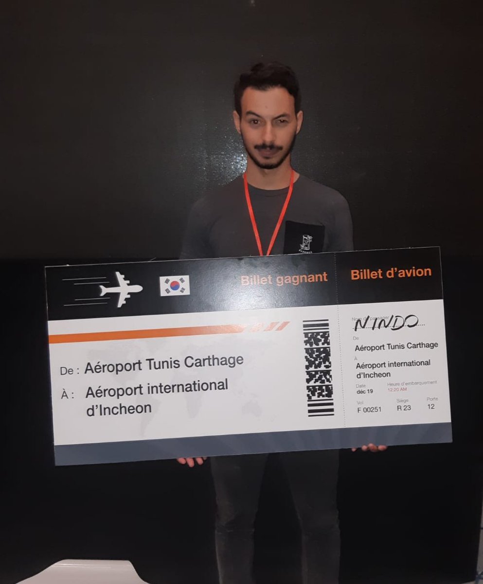 MimouniAicha's tweet photo. Bravo aux 7 gameurs qui représenteront la Tunisie🇹🇳 au championnat du monde de Esport à Séoul.
Un big up à Mohamed Amine notre champion d'Afrique Orange esport expérience qualifié pour la coupe du monde.
#roadtoseoul2019
#PES2020
#dota2
#teken7
@selimabenamara @millet_thierry https://t.co/zQDqTcwDtq