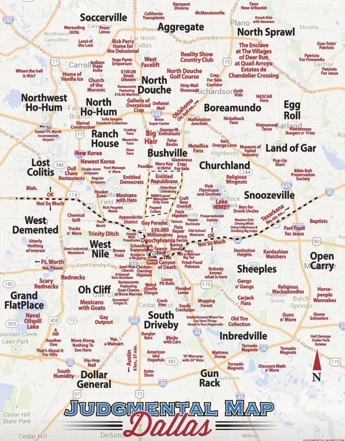Judgemental Map Of Nashville Tweets With Replies By Judgmental Maps (@Judgmentalmaps) / Twitter