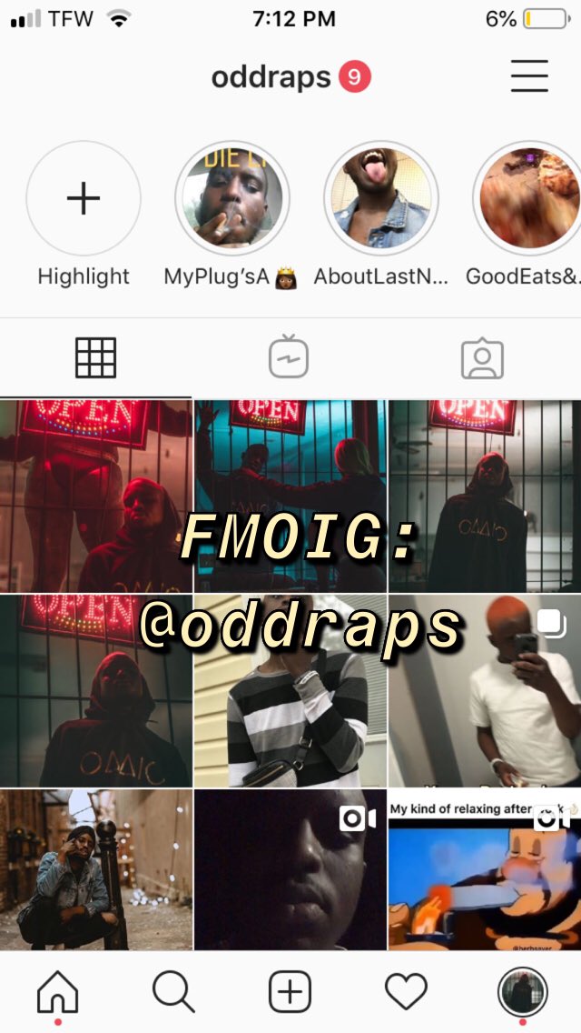 thnkusaucedaddy's tweet image. Drop Yo IG  📸: @OddRaps 
#IGThread