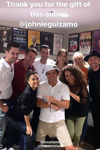 TeamCanelaArg's tweet photo. Instagram @jencarlosmusic 
Thank you @johnleguizamo for using humor to tell our people’s history! “He who not knows his past is bound to repeat it”
WATCH IT ON @netflix @evalongoria Thank you for inviting me I love you!! #theexpandinguniverseofashleygarcia https://t.co/bd95poG4Zf