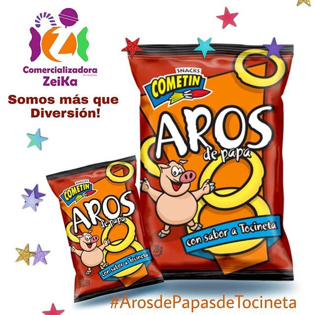 ComercZeikaca's tweet photo. Excelentes opciones para degustar, saborear y compartir con los amigos y con los pequeños de la casa. Aros de papas sabor a Tocineta y Cebolla.

#comercializadorazeika #productoscometin #ventasalmayor #calidad #sabor #chucherías #chupetas #caramelos #maní #maníjaponés #merey… https://t.co/A4PFCVAgAn