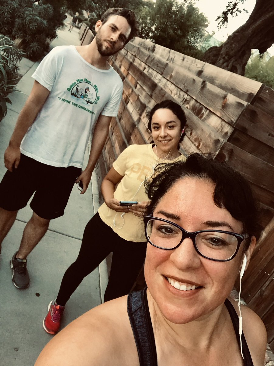 Librarygal05's tweet photo. Great run tonight, glad these guys joined me for Day 119/200 #runstreakstrong Got 2 miles down in 19 min. ππ»ββοΈ #runningmotivation #Runtastic https://t.co/785oY6Ezus