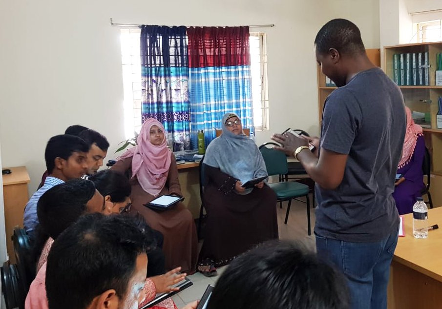IOMBangladesh's tweet photo. Prottasha project has developed a digital system called ProMIS to collect, analyze and share data with stakeholders. The first District training was held in Narsingdi for field staff on 19 September to achieve shared & informed understanding about ProMIS.
#ReturnAndReintegration https://t.co/n2QDgcHZUe