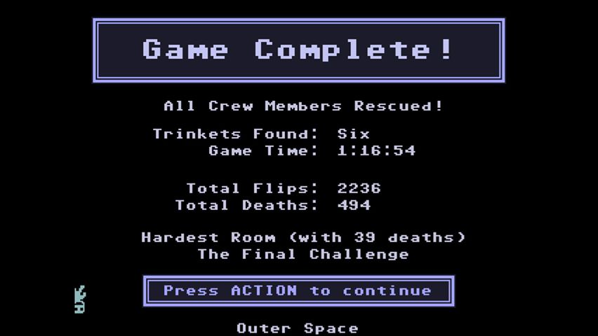 JoeKnowsGames's tweet photo. Tonight, I beat #VVVVVV. That makes the 34th game I've beaten since we started #BacklogGolf in April. I beat 6 in Jan-Mar, bringing my 2019 total up to 40 beaten games. In the same time, I've purchased 16 games, 4 of which I reviewed for @GeeksUnderGrace . https://t.co/0fy7l0iEyw