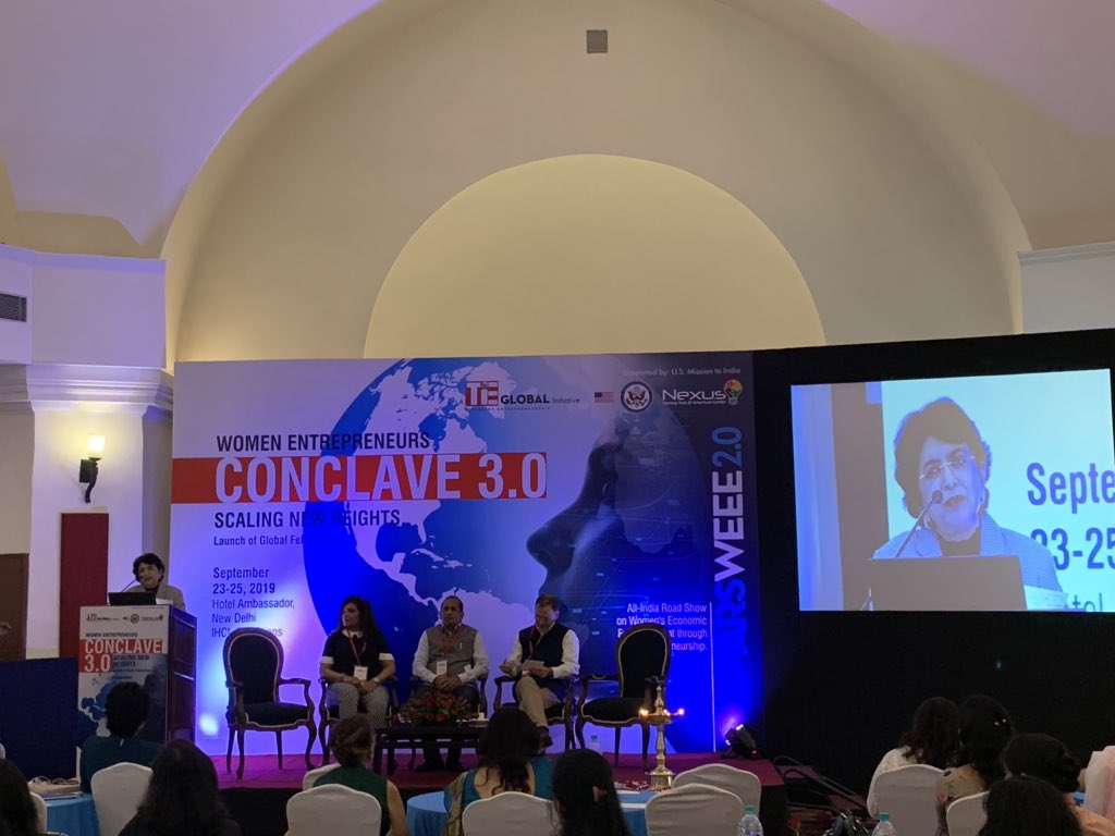 TiEGlobal's tweet photo. #AIRSWEEE WEC3.0 Conclave begins in Delhi today!
@SeemaC_AGroup @rabhishek1982 Conrad Turner, Counsellor US Embassy!

#airsweeeimpact
#womenentrepreneursconclave3
#womenempowered
#USMissiontoIndia
#tieglobal
#womeninbusiness
#girlboss
#entrepreneurlife
#ibbdelhi
#eventsindelhi https://t.co/QreL5RzYfx