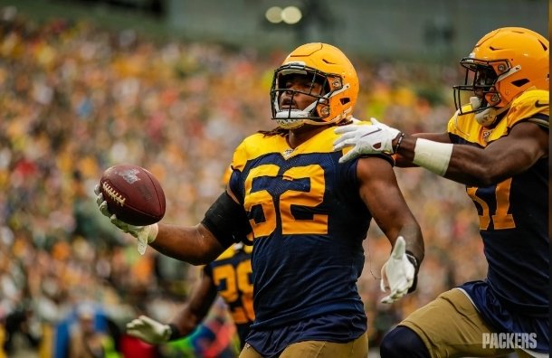 RashanGarySport's tweet photo. #RahGary gets his first #NFL sack today in a #Packers win!💪🏾💪🏾💪🏾
4 tackles, Qb pressures, 2 Hits on the QB along with a fumble recovery in the greenzone.
#NFL100 #BaneGary #PutCheeseOnEverything #2nd2None https://t.co/IHXtkDgDGJ