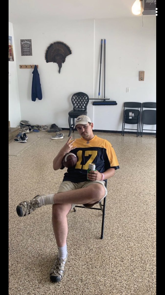drake_green24's tweet photo. I’ll lock down @tae15adams in these kicks... #GoPackGo gimme a chance https://t.co/FJtN7nrSTO