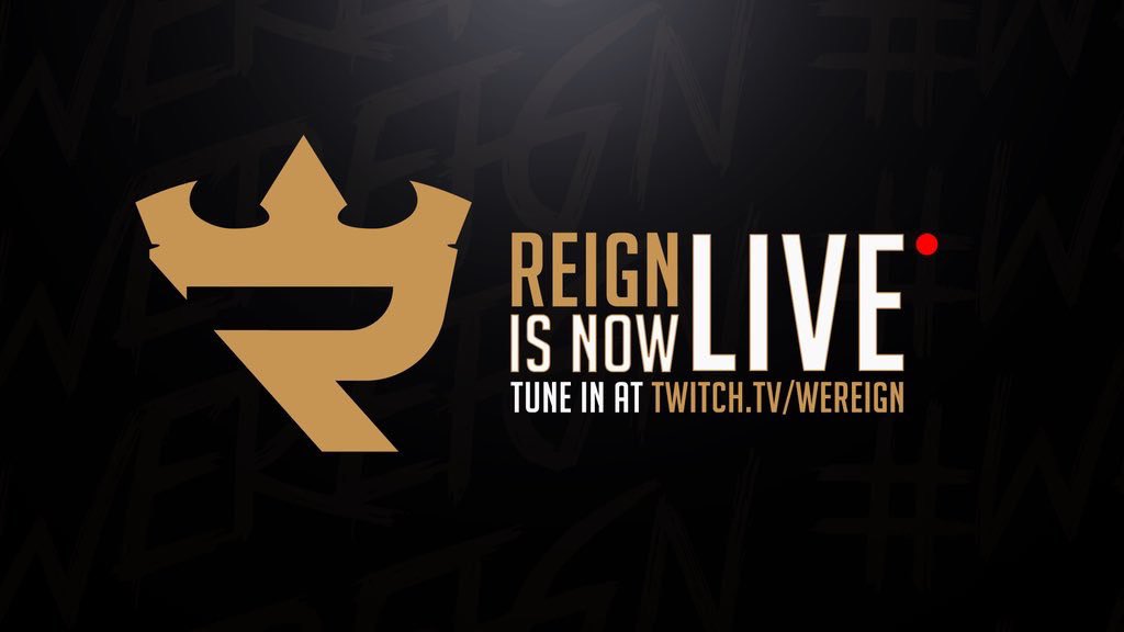 TeamReign's tweet photo. Weโre live! Come support #ReignCSGO as we face @brazen_esports in ESEA Advanced Lesgue.
#WeReign #WelcomeToTheShow
๐ค @OldBishopTTV
๐บhttps://t.co/gmWfkkrwQY https://t.co/fzuYNloRgh