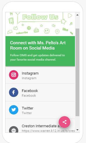 MsPelto's tweet photo. Trying something new and π cool.... I think... ππ€·πΌββοΈ FOLLOW ME on all of the things!!!! #getconnected #positivedigitalfootprints #qrcodesintheclassroom #mspeltoart https://t.co/XwArHgMvrr