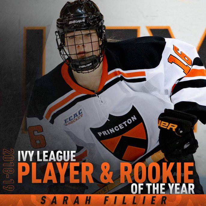 henniganc's tweet photo. @RonMacLeanHTH @TaraSlone remember Georgetown player @SarahFillier91 made @IvyLeague history MVP and Rookie of the Year plus a great gal from a great Georgetown family! Hope she’s part of the @hometownhockey_ season opener @PWIH @HC_Women @Princeton https://t.co/cx1WQG7rHF