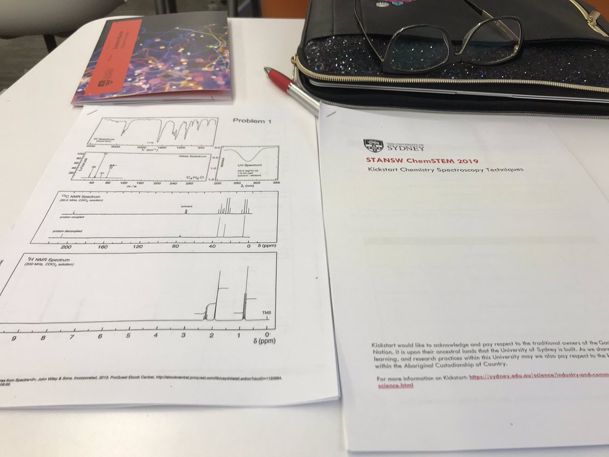 AlexBParsons's tweet photo. #chemSTEMK12 ready for some spectroscopy problems! @stansw https://t.co/uPVu14iCTU