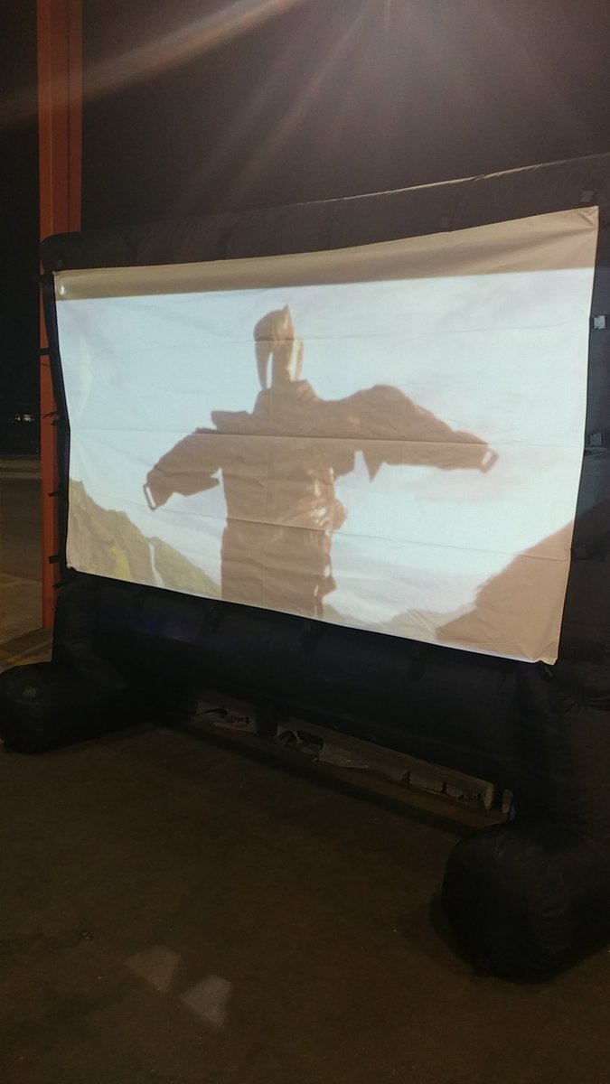 Movie has started, waiting on popcorn.#HuttoProud