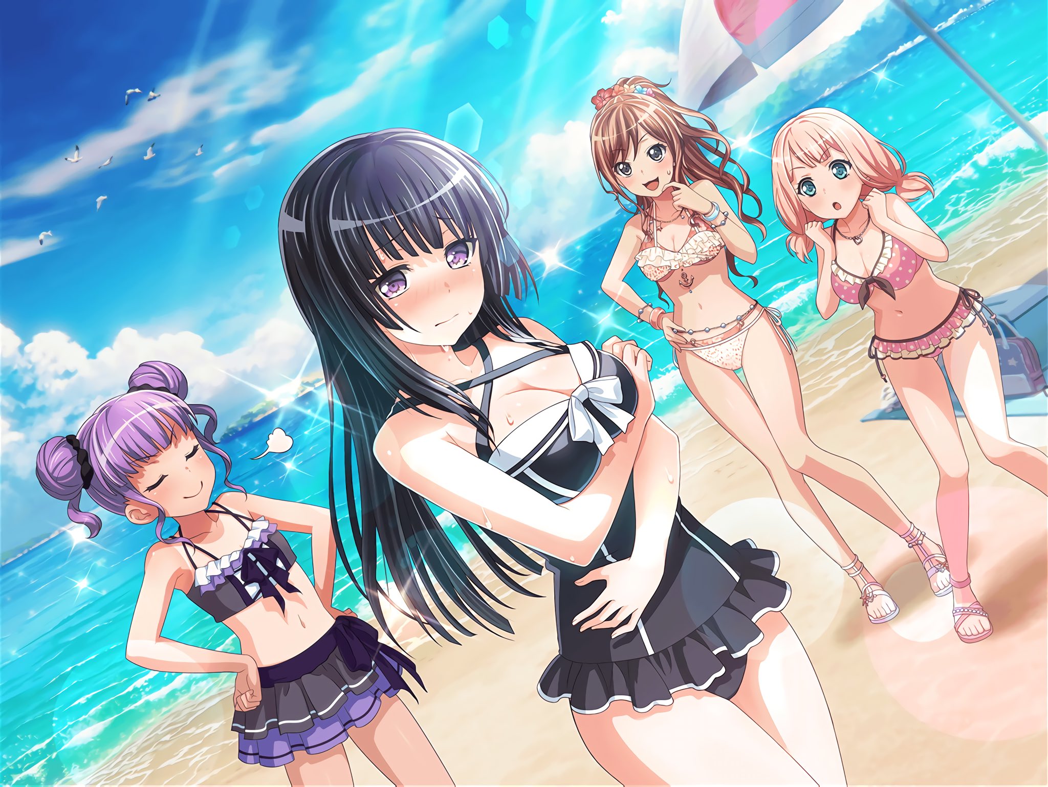 高画質 バンドリ イラストbot 白金燐子 選んでもらった水着 白金燐子 画質up T Co Cqyn3nwc3h Twitter