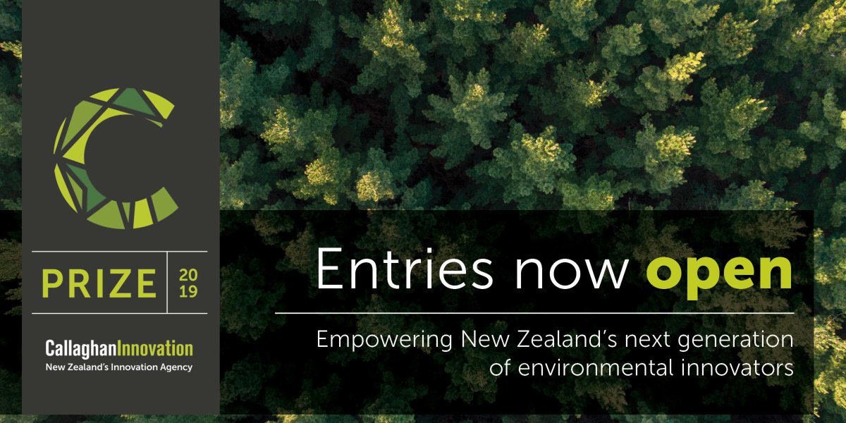 callaghannz's tweet photo. We’re delighted to announce that C-Prize 2019 has launched! This year’s challenge is empowering New Zealand’s next generation of environmental innovators. Find out more at https://t.co/tx3lomLkN0 #CPrize2019 https://t.co/OORbGcaTLF