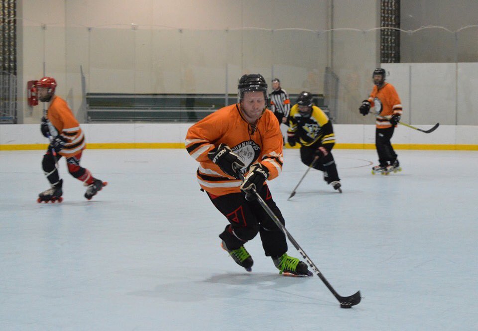 DRrollersports's tweet photo. Tonight’s scores:
The TSX Hockey Rejects defeat the Sharks 7-3
The Punishers defeat the Cluster Pucks 8-7 in a shootout
The Burninators defeat Sticks Out For Harambe 7-6
The Backwoods Boys defeat The Jones's 4-1 https://t.co/6znHY18uom