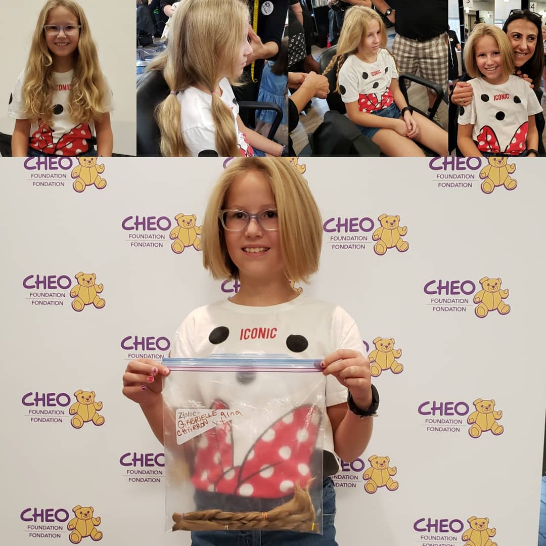 CapitaineRFR's tweet photo. Bravo Gabrielle! Un don de 4 tresses de 9" et 950$ amassé pour la fondation de #CHEO. Nous venons d'apprendre qu'une autre élève de #5eLC, Olivia, à aussi fait le don de ses cheveux pour cette belle cause. Toute la communauté de #LaurierCarrière est fière de vous les filles! https://t.co/5nLJ1oG4xX