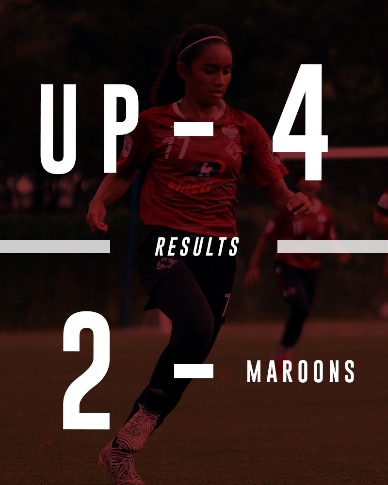 Well played by both teams with the full-time score of 2-4 for this very heated game! 🔥 &amp; it’s a win for the UP team 💪🏽  

#PerfectEffort #UPFight #ForRogie