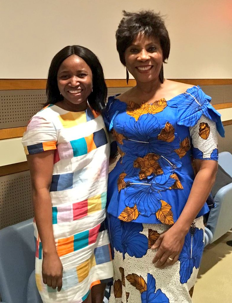 PraiseNutakor's tweet image. &quot;We will invest time, efforts &amp;amp; resources in #youngpeople, to inspire the next generation of #African leaders&quot; ~@ahunnaeziakonwa @UNDPAfrica #AI4Dev #SDGs #Agenda2063 #UNGA74